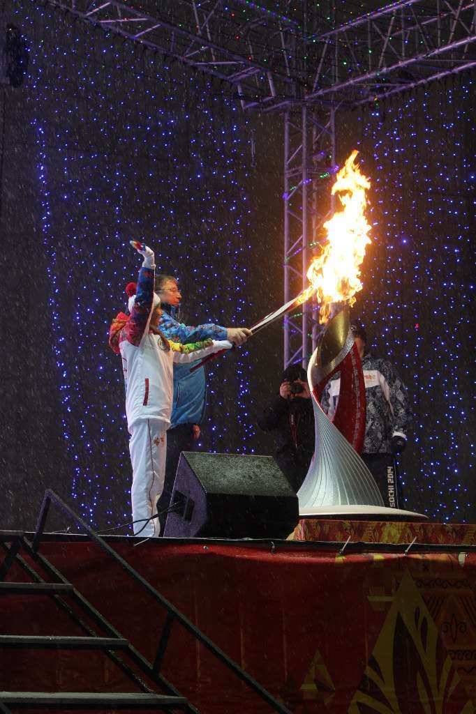 Огонь Олимпиады Сочи-2014 - в столице Мордовии, Ольга Каниськина